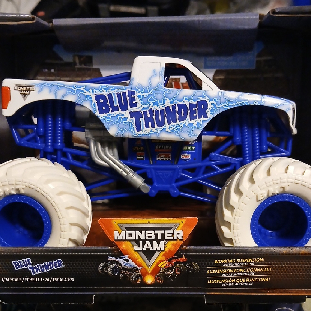 Monster Jam Blue Thunder Monster Truck Toy